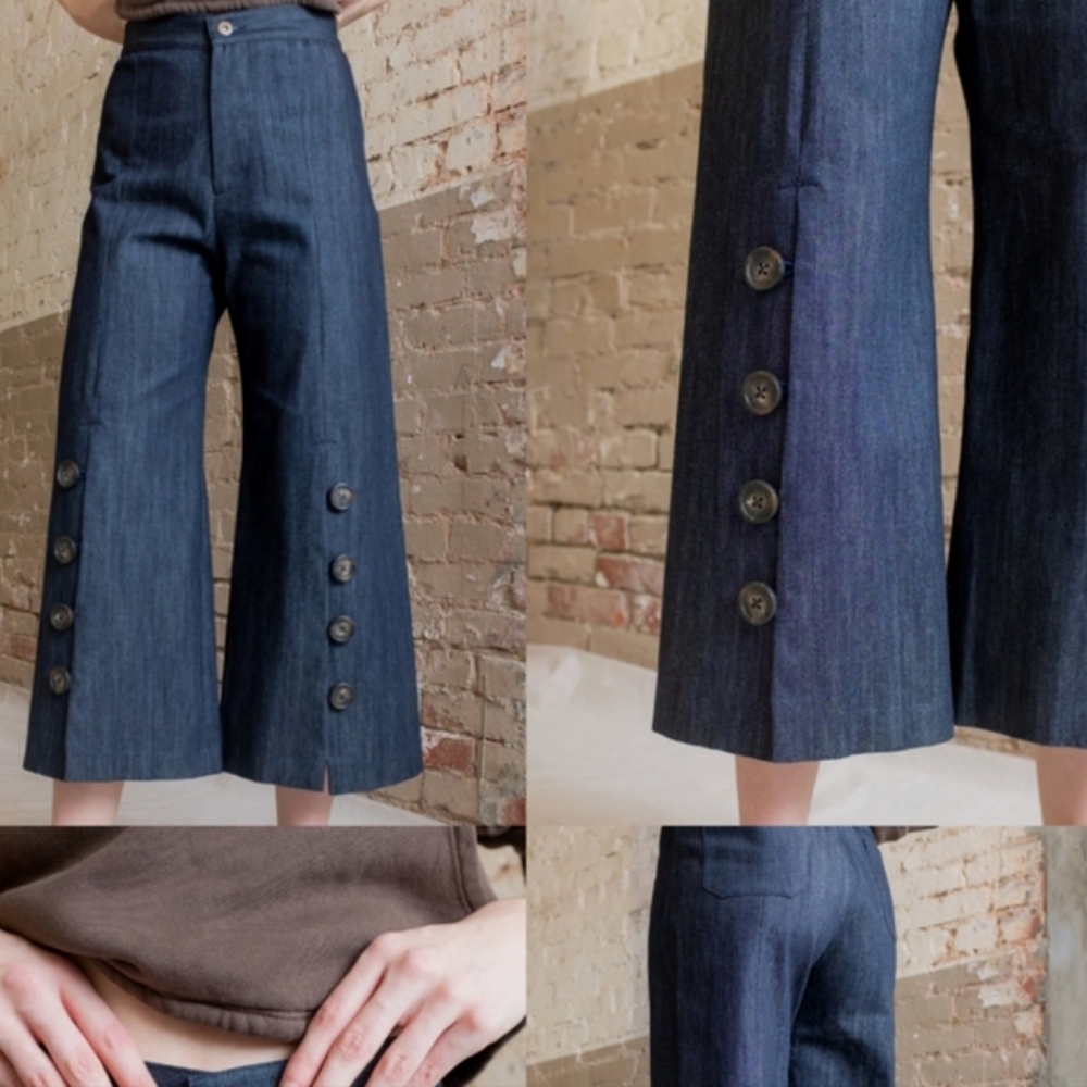 High Rise Sailor Wide Leg Jeans - Picture 12 of 12